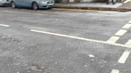 Heavy frost in London