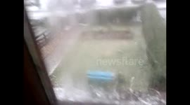 Giant Hailstones in Stornoway