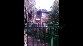 Flats Burn in Andries Pretorius str Bloemfontein south africa
