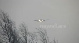 Flights struggle to land at Leeds in storms