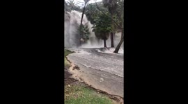 Dana Point Harbor Waterfall