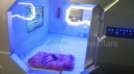Aerosleep innovative capsule hotel at Pulkovo Airport, St. Petersburg, Russia