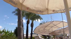 Holiday Village Turkey thunderstorm