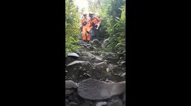 Old Woman Evacuated as Mount Karangetang Activity is Rising