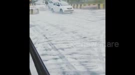 Freak weather covers Delhi with ‘snow’ as hail storms destroy 25 houses