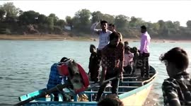 Boat smuggling illegal sand capsizes, one dead
