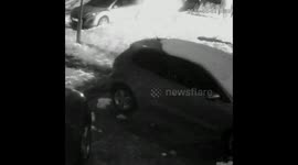 Man throws £110 takeaway in the air after slipping on black ice