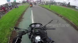 Reckless biker who filmed himself dodging in and out of traffic is jailed