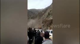 Fresh landslide At Marog Ramban in Jammu Kashmir