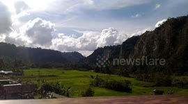 [time lapse] this is one of the active earth plates in the world, sianok canyon