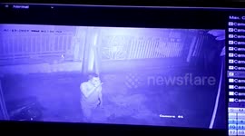 Critical, officers were crushed by a fence in Riau, Indonesia