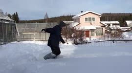 Clearing our tons of snow