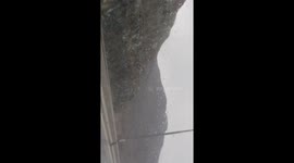 Rain In Fujaira Nice View of hugely Hill's