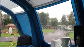 Yorkshire Camping UK August 2017 Rainy day