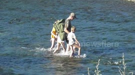 Dad Goes WILD SWIMMING in Very Low River WYE in Gloucestershire, Lydbrook ~ Summer Heat Wave 2018