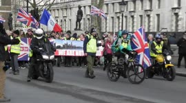 Green jackets march on Downing street by Jim Connor 2019