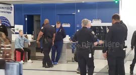 TSA finds a gun and a silencer in a man bag laxpd and fbi called in at lax