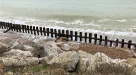 Waves Crashing, Brighton Coastline