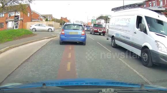 FFS! UK driver caught 'taking selfie behind the wheel'