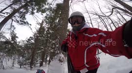 GoPro Skiing In Epic Powder