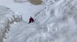 Ice Climbing Superior Falls