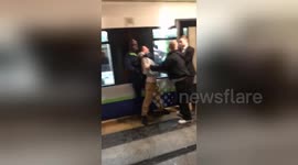 Dramatic moment passengers make citizen's arrest on Croydon tram