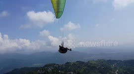 Paragliding in Pokhara