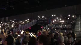 Beach Boys Singing Surfer Girl While Audience Uses Cell Phones Lights