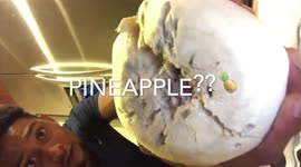 MAN VS PINEAPPLE