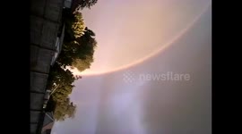 Mysterious Dome appears over Hamilton NZ