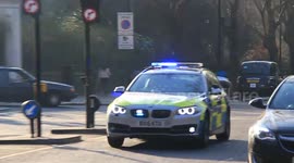 Met Police's anti-moped crime Scopion unit responds to a call on Bayswater Road