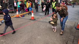 Inaugural Toddler Pancake Race