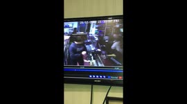 Strange moment pint glass shatters by itself in busy pub