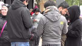 Crowds of Pokemon GO players stampede to catch a rare pokemon on mainstreet Unionville Markham near Toronto, the game is very much alive and attracts thousands of players especially on weekends