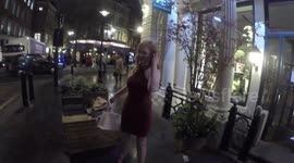 Victoria Clay Out And About In The West End