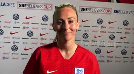 England's Toni Duggan says it's great to win this trophy at last