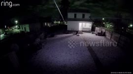 Ufo shoots across sky