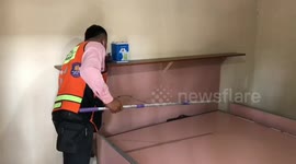 Girl, 6, left terrified after finding large snake under her mattress