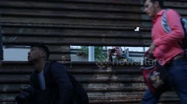 US Border Patrol filmed photographing journalists at border fence