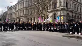 Brexiteers block Whitehall