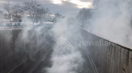Clashes between yellow vests and police in Lyon