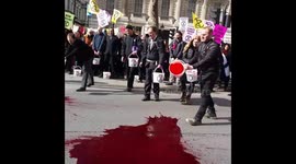 Blood at Downing street