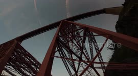 Free Climbing Garabit Bridge in France
