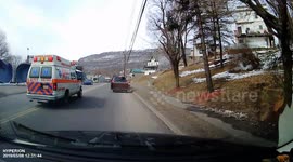 Ambulance responding to a call