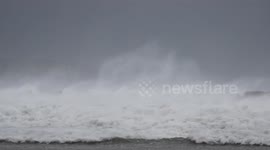Big Ocean Waves from Storm Gareth