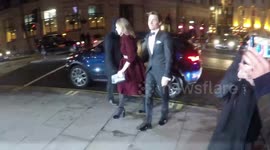 Princess Beatrice Stuns As She Makes Very First Red Carpet Appearance At The National Portrait Gallery with boyfriend Edoardo Mapelli Mozzi