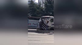 Guardrails get scrubbed clean with unique device in China's Shandong