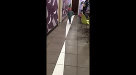 Toddler runs down McDonalds worker