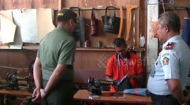 Handbags, hats and sandals: prisoners in Indonesia learn to produce craft goods