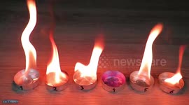 What happens when we mix all flammable liquids and set it on fire?